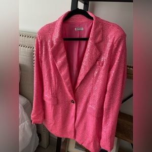 COPY - Pink Sequin Blazer